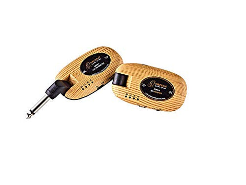 Ortega Guitars, 4 Channel/2.4 GHz-Complete Digital Wireless System for Acoustic & Electric Instruments-Transmitter & Receiver, Maple Design (ODWS-1MAD)