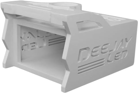 DEEJAY LED TBH1DIN2EQWHITE DEEJAYLED 1 DIN + 2 EQ White Wooden Box