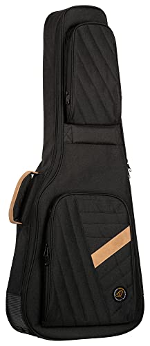 Ortega Guitars Classical Guitar Premium Deluxe Bag-20 mm Soft Padding-2 Accessory Pockets (OGBCL-DLX-BK)
