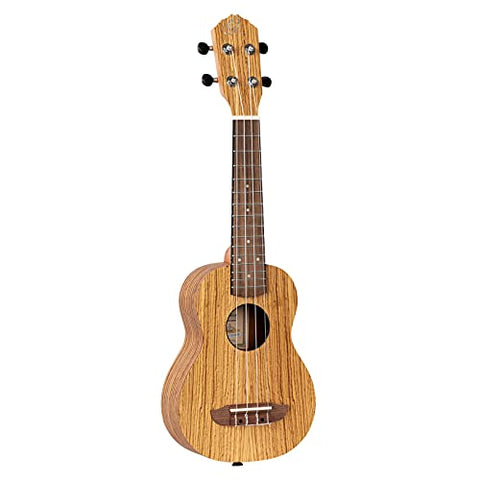 Ortega Guitars, 4-String Timber Series Soprano Ukulele w/Bag, Right, one size (RFU10Z)