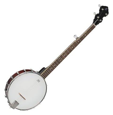 Ortega Guitars Americana Series 5-String Open Back Banjo, Right, Whiskey Burst (OBJ150OP-WB)