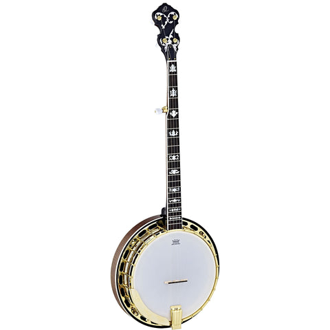 Ortega Guitars Facon Falcon Series 5-String Flamed Maple Resonator Banjo w/Bag, Right (OBJ950-FMA)
