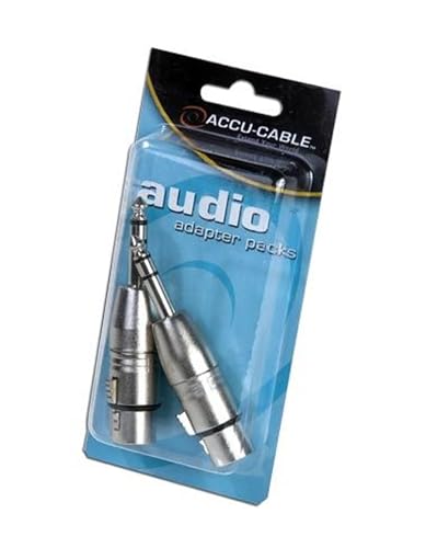 FEMALE 3 PIN XLR TO MALE 1/4 INCH