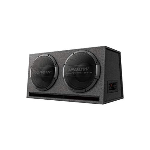 Pioneer A-Series TS-A2500LB 10” Subwoofer – 1200W Max, Pre-Loaded Shallow-Mount Design, Deep Bass in Tight Spaces, Easy Installation, Enclosure Included