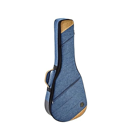 Ortega Guitars Size Guitar Case-22 mm Soft Padding w/Hardened Frame, Right, Ocean Blue, 3/4 Classical (OSOCACL34-OC)