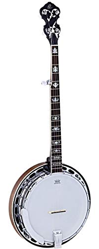Ortega Guitars Facon Falcon Series 5-String Flamed Maple Resonator Banjo w/Bag, Right (OBJ750-MA)