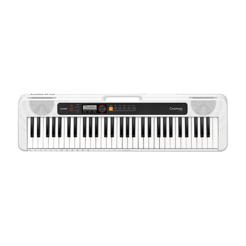 Casio Casiotone CT-S200 – 61-Key Portable Keyboard for Beginners | 400 Tones, 77 Rhythms, LCD Display, Dance Music Mode, USB-MIDI, Stereo Speakers | Includes Power Supply & Music Rest | White