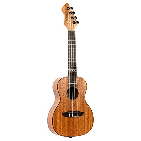 Ortega Guitars, 4-String Horizon Series Revese Headstock Concert Ukulele, Right, Natural (RUHZ-MM)