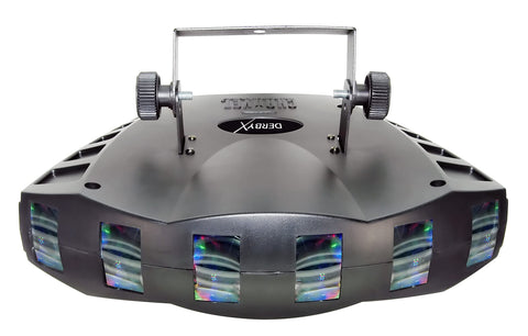 CHAUVET DJ Derby X RGB LED Derby w/Static, Blackout, Strobe Effect Light & Automated/Sound Active Programs