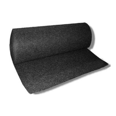 Smooth Black Speaker Cabinet Type Carpet 48-in x 150-ft roll