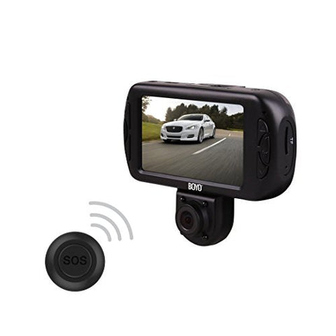 BOYO VISION VTR219GW - Full HD 2-Channel Dash Cam Recorder with Wi-Fi Connectivity to Smartphone via APP