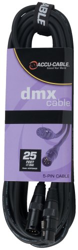 25 FOOT 5 PIN DMX CABLE