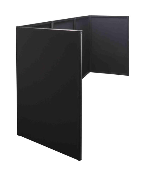 TTLXRL JMAZ Event Facade Booth Adjustable Size Lightweight Aluminum Frame Dj Booth (Black)
