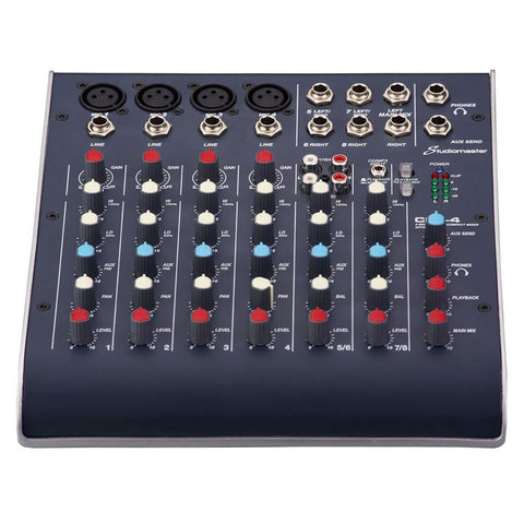 StudioMaster C2S-4, 4 Channel USB Compact Mixer
