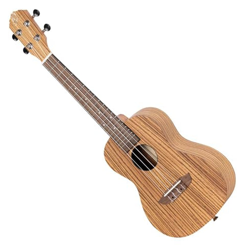 Ortega Guitars, 4-String Timber Series Left-Handed Concert Ukulele w/Bag, (RFU11Z-L)