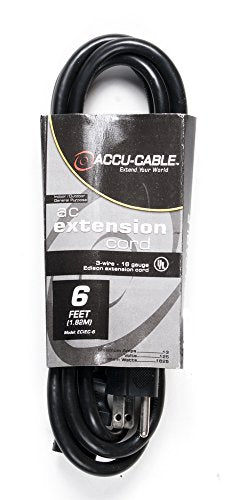 6 FOOT BK 16/3GUAGE IECFEMALE TO ED