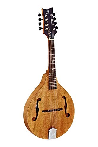 Ortega Guitars, 8-String A-Style Series Mandolin, Right (RMA5NA)
