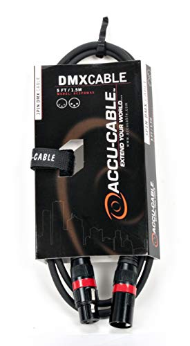 5 FOOT 3 PIN DMX CABLE