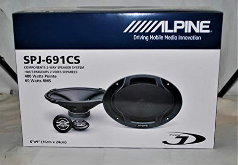 ALPINE 6X9 inches  2WAY/400W PEAK