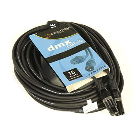 50 FOOT 3 PIN DMX CABLE