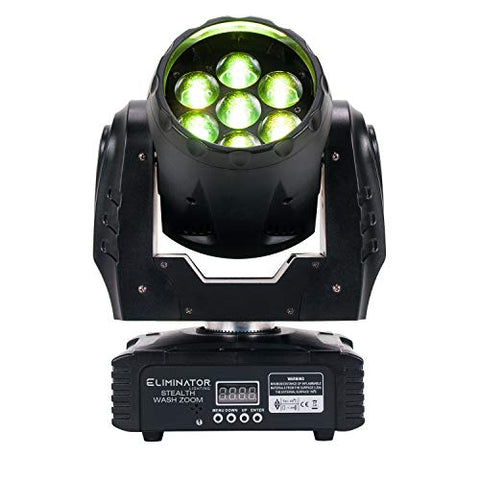 7 X 12W LED Wash Zoom With Wired Digital communication Network