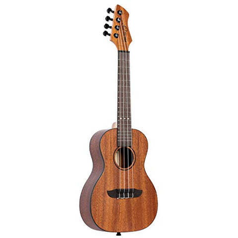 Ortega Guitars, 4-String Horizon Series Revese Headstock Left-Handed Concert Ukulele, Natural (RUHZ-MM-L)