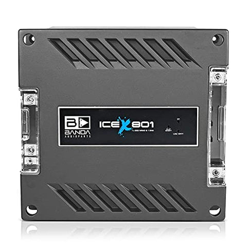 One Channel 1100 Watts Max  1 Ohm Car Audio Amplifier w/Bass Boost Highpass Filter and Low Pass Filter