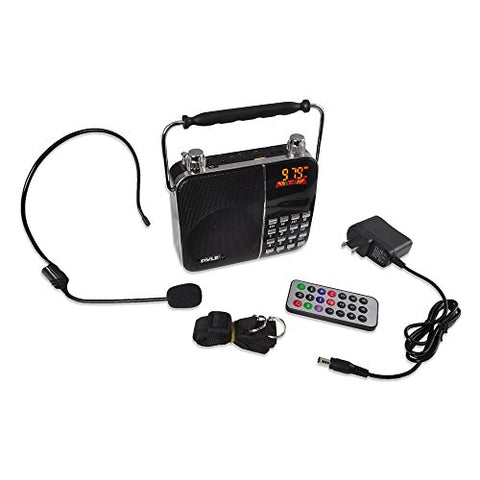 Portable Radio & PA Speaker System  Compact Headset Microphone Amplifier