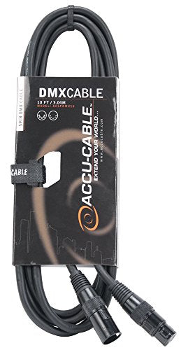 10 FOOT 5 PIN DMX CABLE