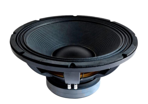 18-in extended low frequency loudspeaker especially designed for use in vented enclosures.