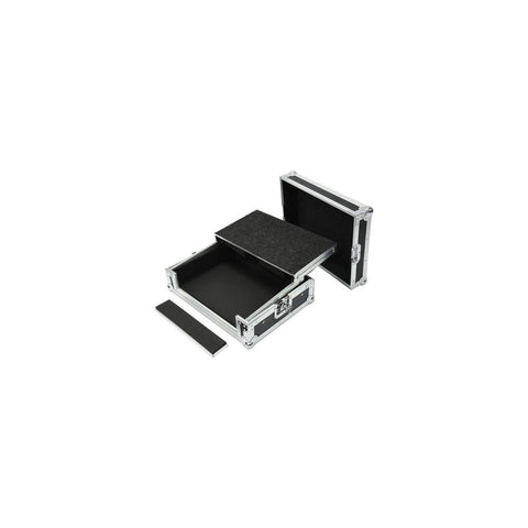 Deejay LED Transport Case for One Mixer, CD Player with Laptop Shelf
