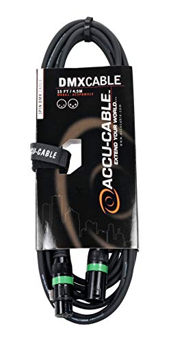 15 FOOT 3 PIN DMX CABLE