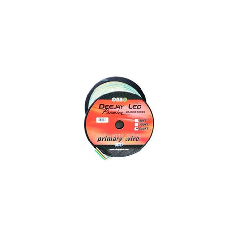 Deejay LED 500' 4-Conductor 16 Gauge Primary Stranded Cable for Accessory Hookup