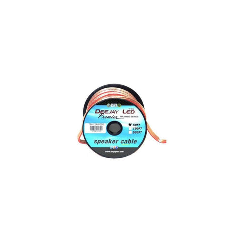 50-Foot 2-Conductor 12 Gauge Stranded Thick Speaker Hookup Cable