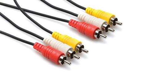 HOSA Composite AV Cable, RCA to Same, 2 m