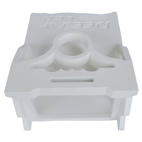 1 DIN Space Plus 2 EQ Stylish Wooden Controller Case for Mobile Competitions White Toyota Style