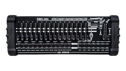 ANTAKIPRO AP-DMX1 Lighting Console DMX Controller 12 Intelligent Lights of up to 32 Channels Ideal for DJs Stage Productions Event Require Dynamic Lighting Control