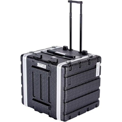 DEEJAY LED High-Performance Fly Drive 10u Rack DJ Amplifier Case with 18-Inch Body Depth. Top Quality, Accessible and Convenient Bottom Rubber Feet with Durable Bolts & Recessed T-Nuts TBH10UAD