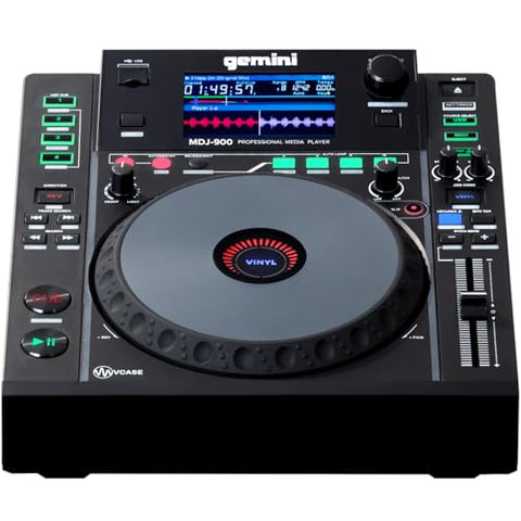 Gemini Sound MDJ-900 - Elite Multi-Media Player with Superior Playback, Responsive Controls, and Advanced DJ Tools