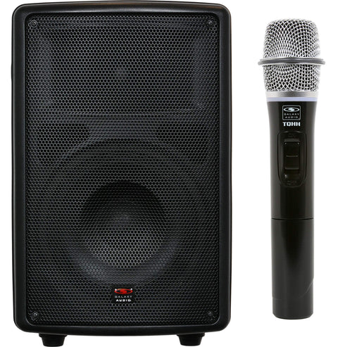 Galaxy Audio TQ8 Battery Powered Mini PA Speaker with Handheld Wireless Microphone