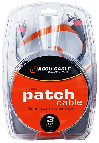 3 FOOT DUAL RCA CABLE