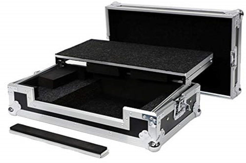 DEEJAY LED Fly Drive Case For Pioneer DDJSB1X/DDJSB2/DDJSB3 Controller with Laptop Shelf /DDJSB1/ Controller with Laptop Shelf In White - TBHDDJSB3LT