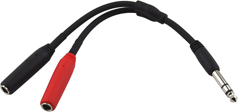 10-foot TRS (Male) -Dual 1/4-in Insert Cable