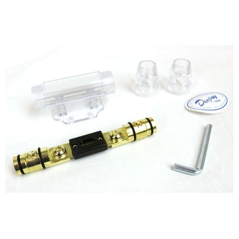 DEEJAY LED TBHANL2 300 Amp Single ANL Fuse Vehicular Fuse Holder Round