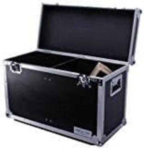 Fly-Drive Universal Trunk Case for Pro Equipment Engineered to Hold Tools/Lighting Or Others with Caster Board Recessed Handle and Vigorous Pro Gauge Ball Corners DEEJAYLED TBHSLDC200WHEELS