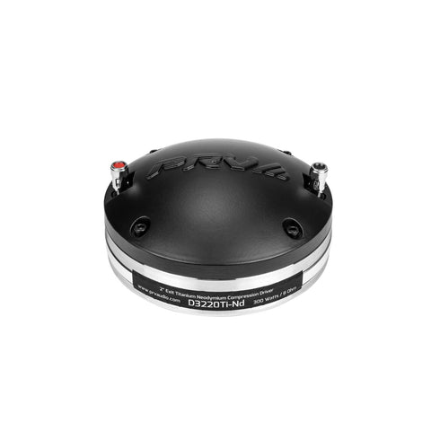 PRV AUDIO DT175Ph-S 1" Exit Screw-On Horn 75 Watts RMS 8 Ohms 1" VC Pro Audio 108dB Phenolic Compression Driver (Single)