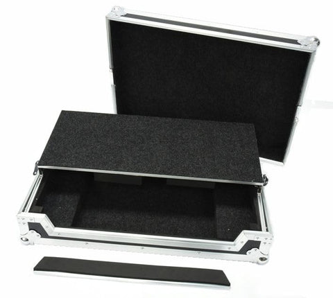 DEEJAY LED Fly Drive DJ Controller Case Fits Denon MC7000 w/Laptop Shelf - TBHMC7000LT