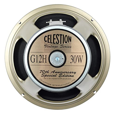 CELESTION T4533 30-Watt 70th Anniversary G12H 12-inch Classic Rock Guitar 8 Ohm Replacement Speaker