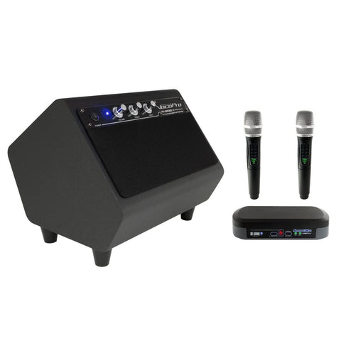 VOCOPRO KARAOKE MIXER W TWO WIRELESS MIC