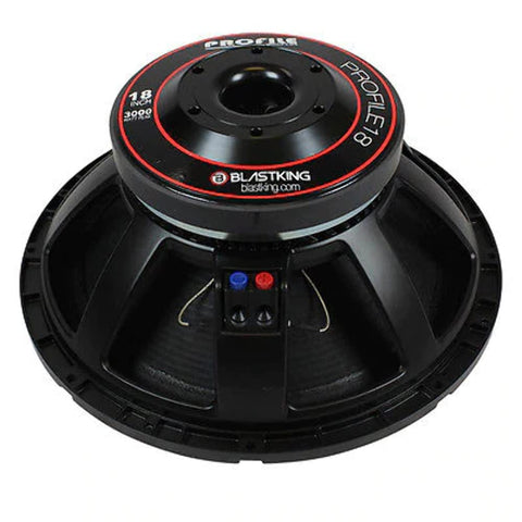 Blastking PROFILE21 21" 4000W High Output Woofer – 5" Voice Coil, 8??, 97.2?dB Sensitivity, 32–1500?Hz, Forced-Air Aluminum Frame – Professional Subwoofer Driver